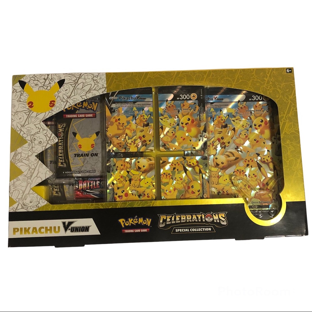 Pokemon TCG 25th Anniversary - Pikachu V-Union Celebrations Special Collection